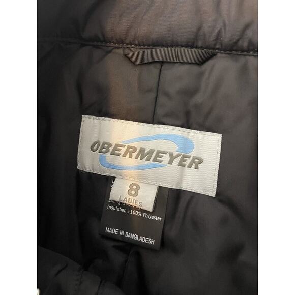 Obermeyer Black Snowbording Ski Snow Pants Insulated Women’s Sz 8 EUC - Picture 8 of 12